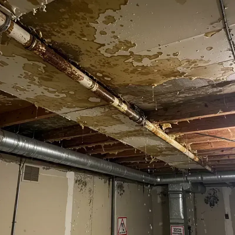 Ceiling Water Damage Repair in Dunn County, ND